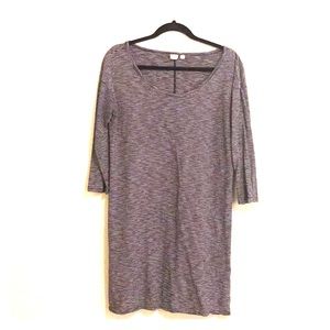 GAP Navy Striped Long-Sleeved Dress